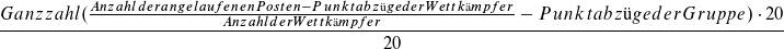 Formel Orientierungslauf